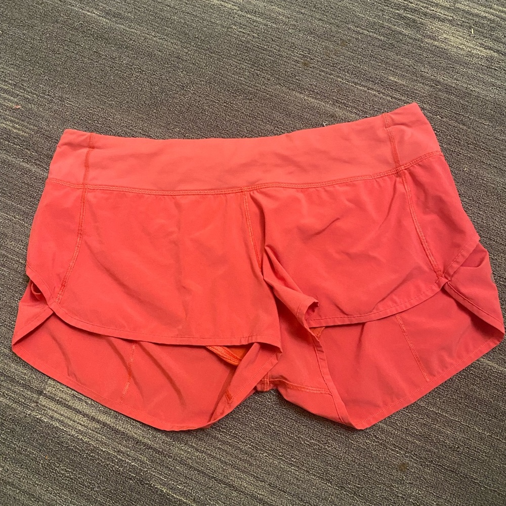Lululemon speed up mid rise lined shorts